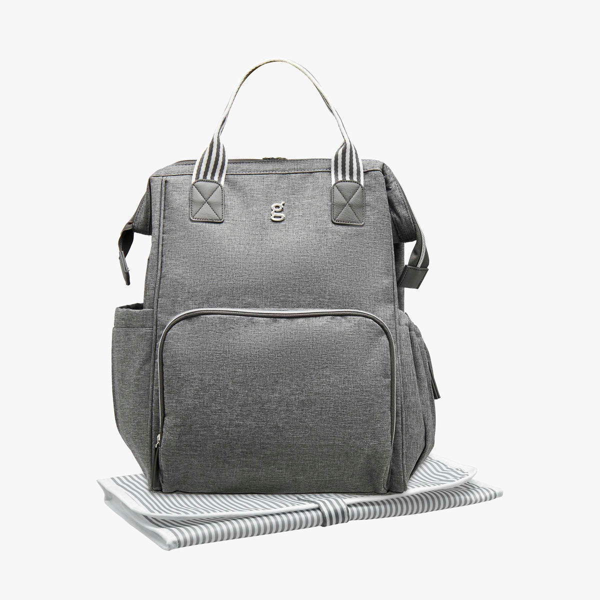 Giggles P Ripstop Diaper Bag with Changing Mat