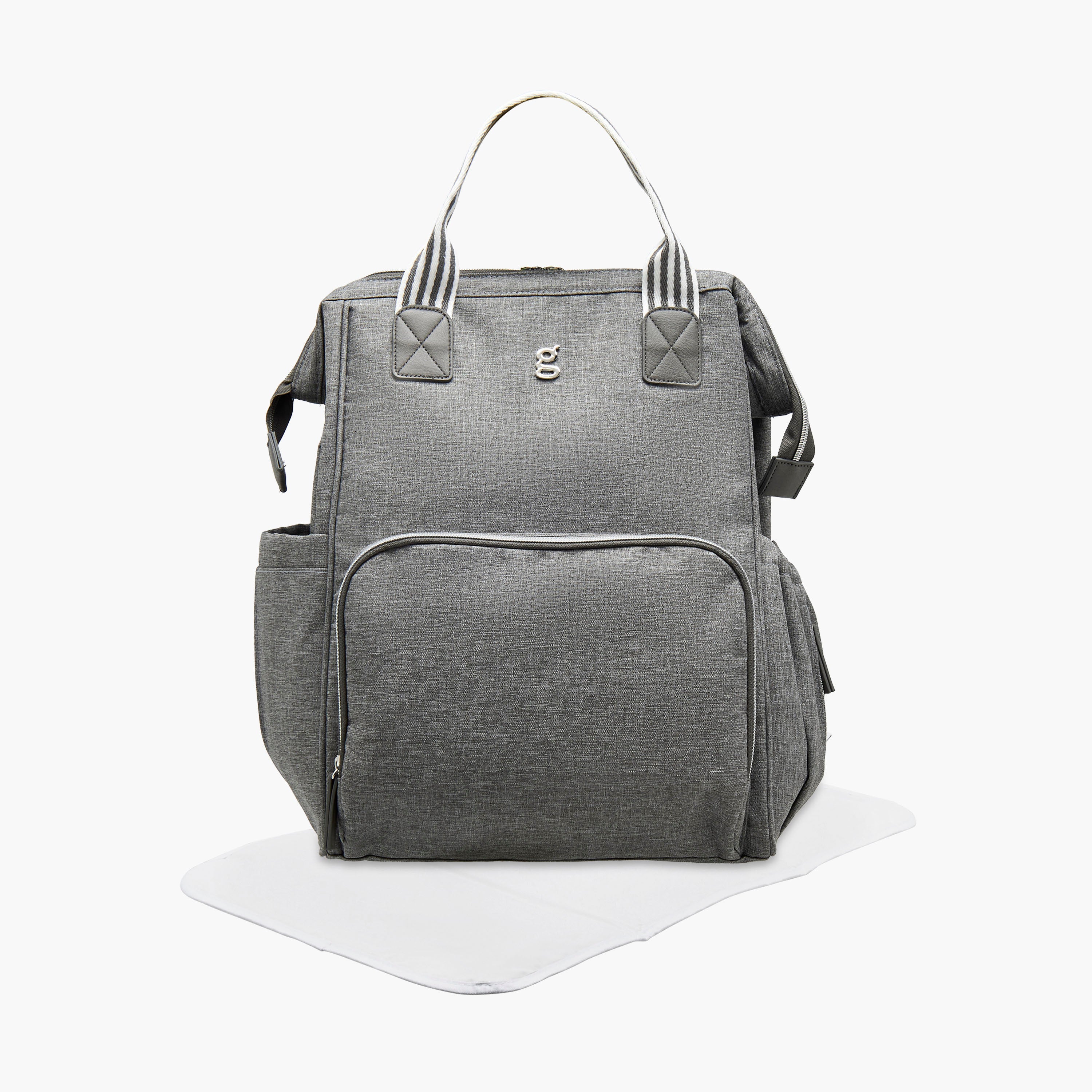 Giggles P Ripstop Diaper Bag with Changing Mat