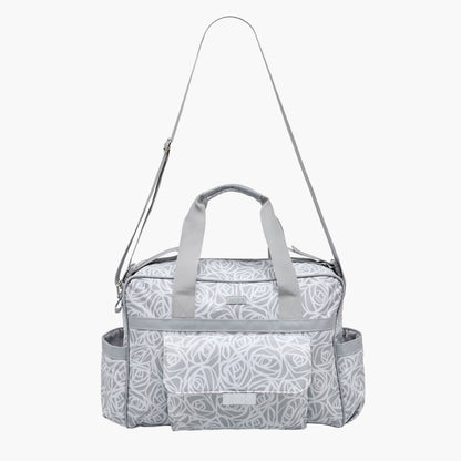 Juniors Diaper Bag with Abstract Rose Print, 38x13x28 cm