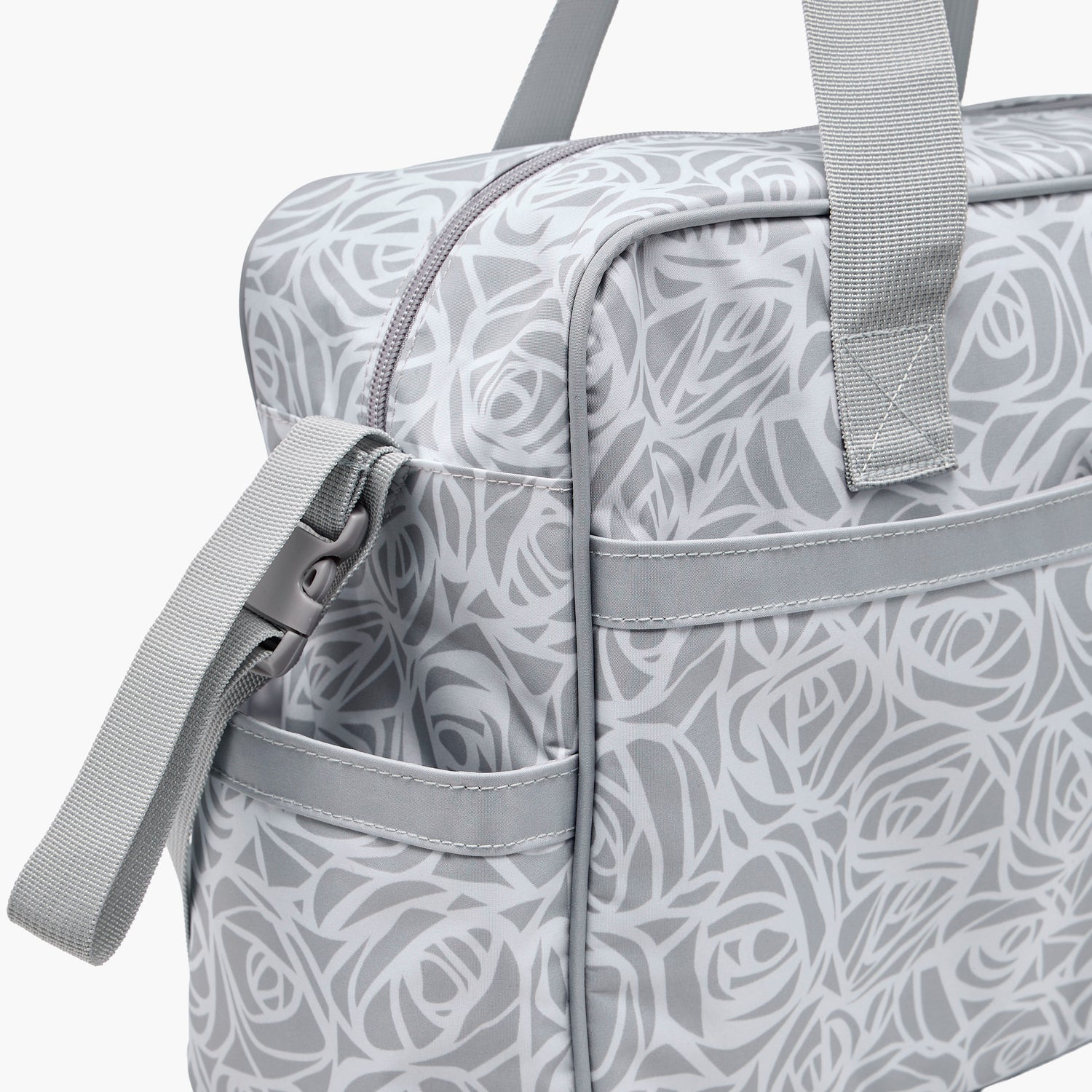 Juniors Diaper Bag with Abstract Rose Print, 38x13x28 cm