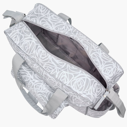 Juniors Diaper Bag with Abstract Rose Print, 38x13x28 cm