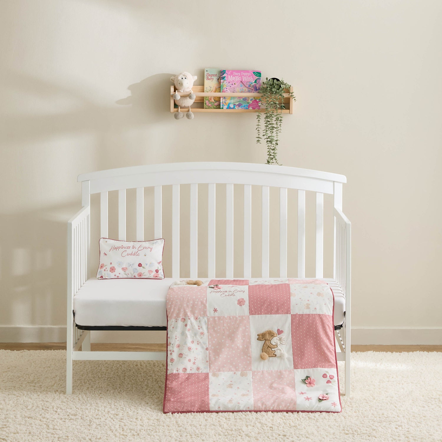 Juniors Baby Bedding Set with Bunny Print, 83x106 cm - HomeBabyNurseryBaby Bedding