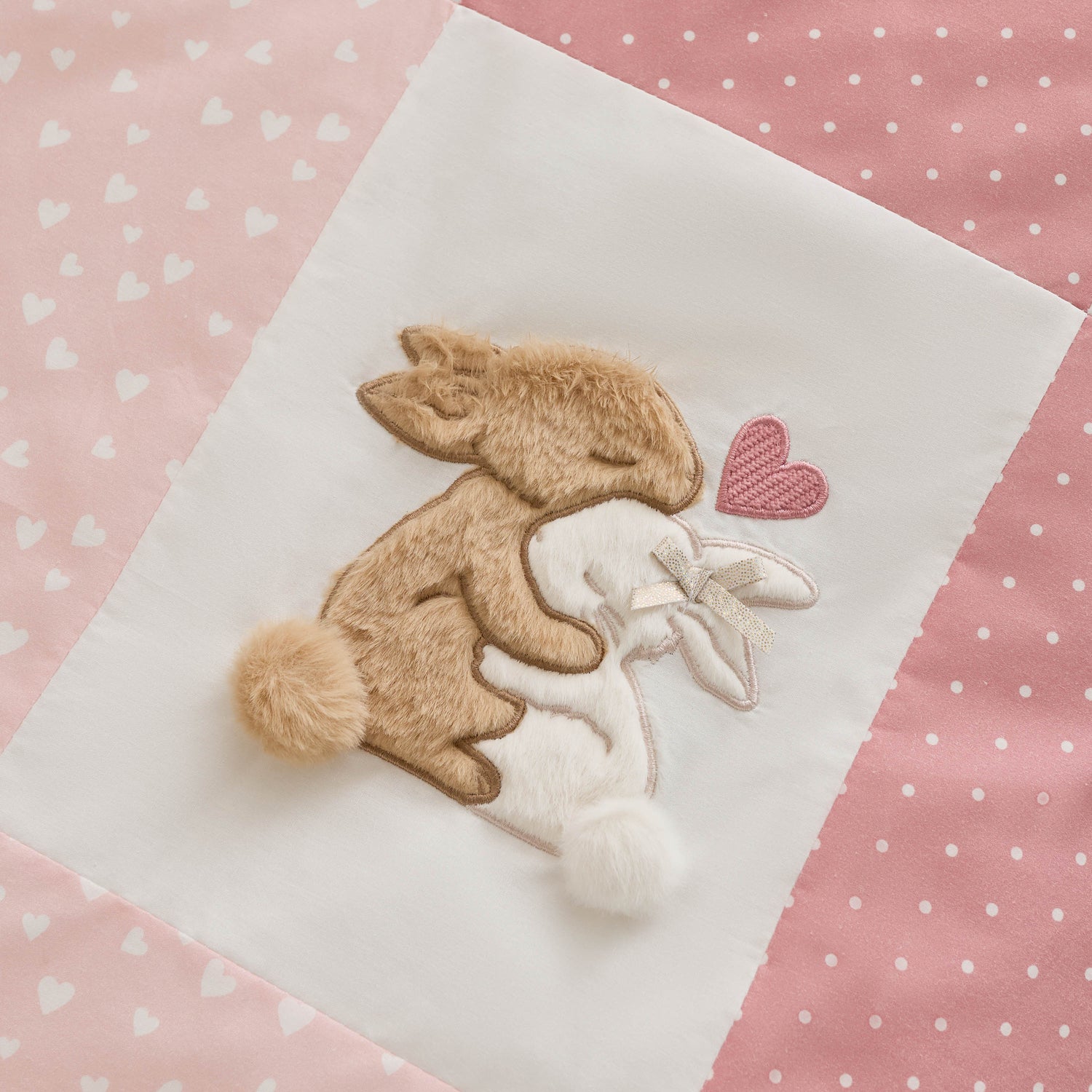 Juniors Baby Bedding Set with Bunny Print, 83x106 cm