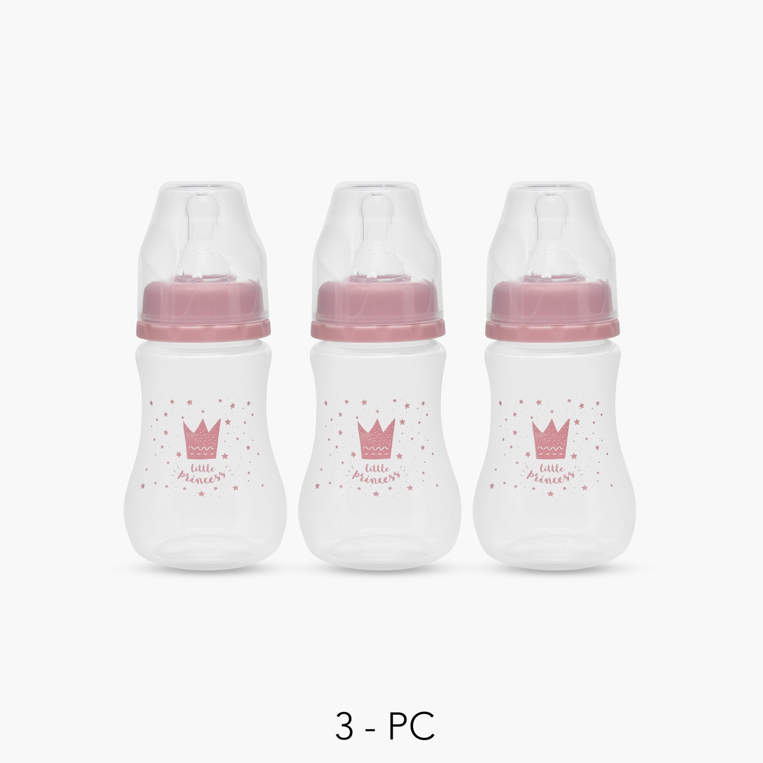Pack of 3 Juniors Feeding Bottle with Anti-Colic Valve, 3 months+ - HomeBabyFeedingFeeding BottlesBottles &amp; Teats