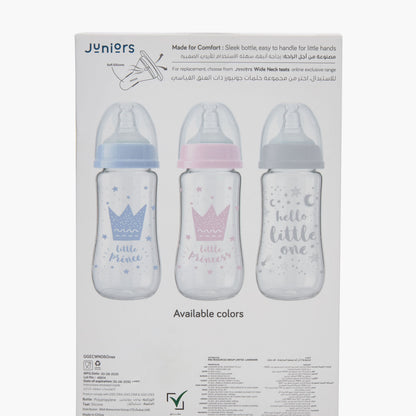 Pack of 2 Juniors Feeding Bottle with Wide Neck, 3 months+