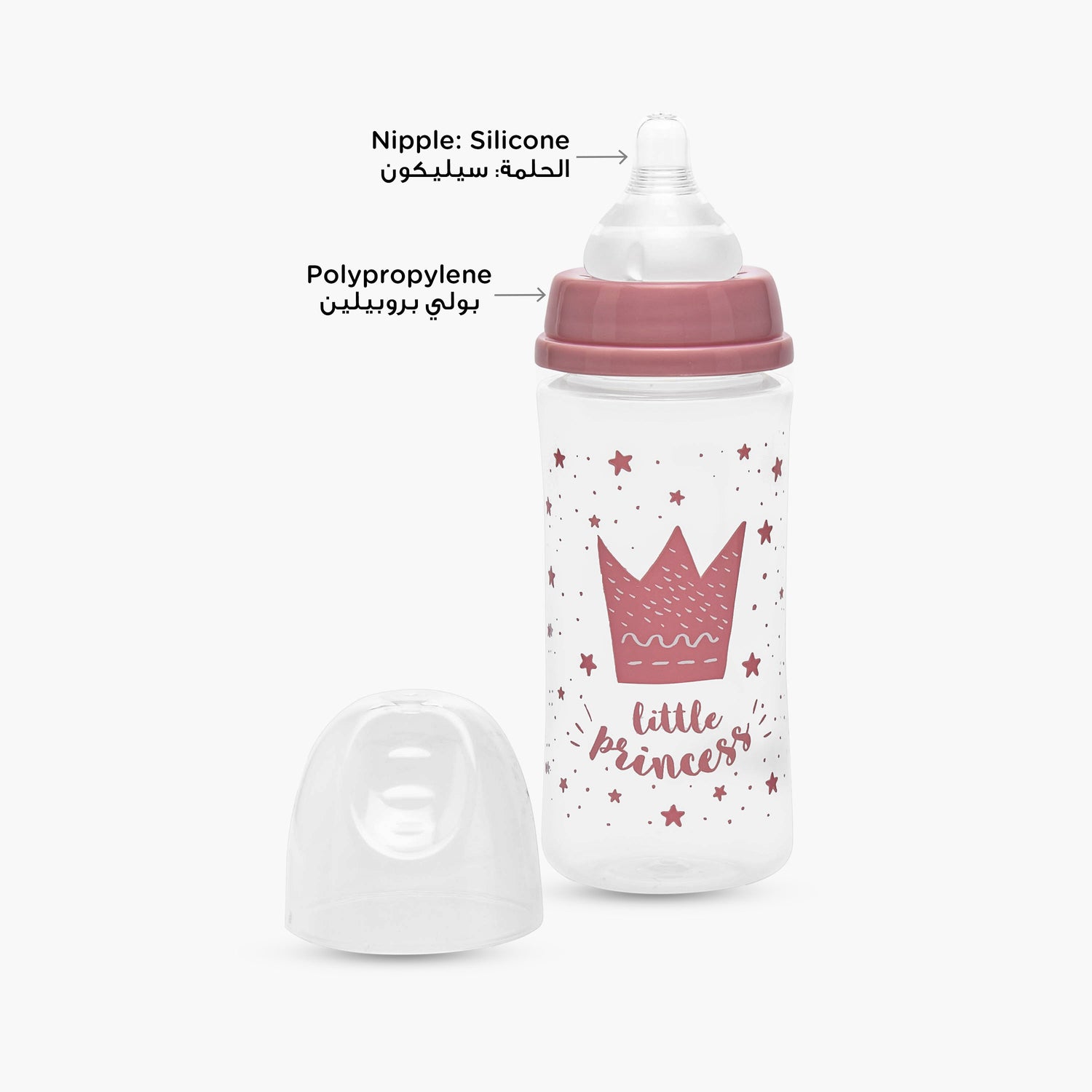 Pack of 2 Juniors Feeding Bottle with Wide Neck, 3 months+