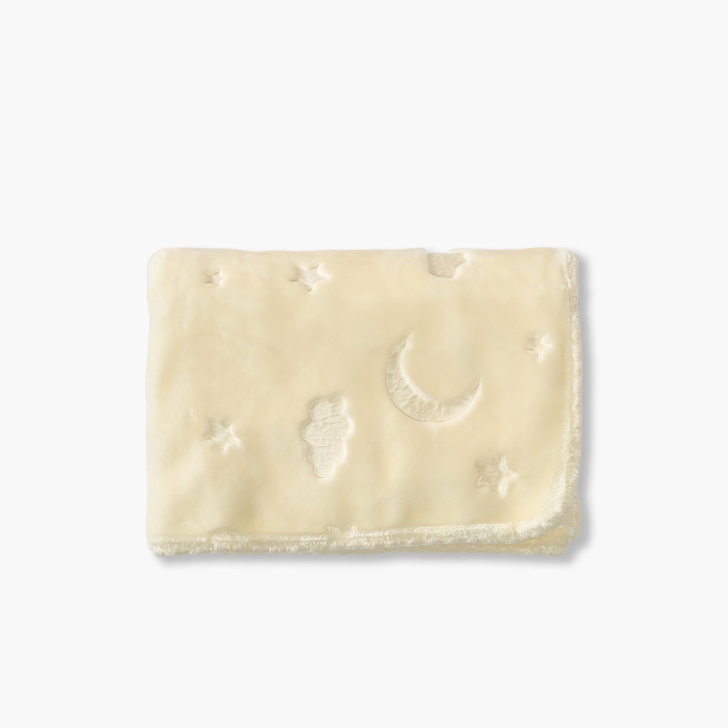 Juniors Receiving Blanket with Embossed Moon and Star, 80x100 cm