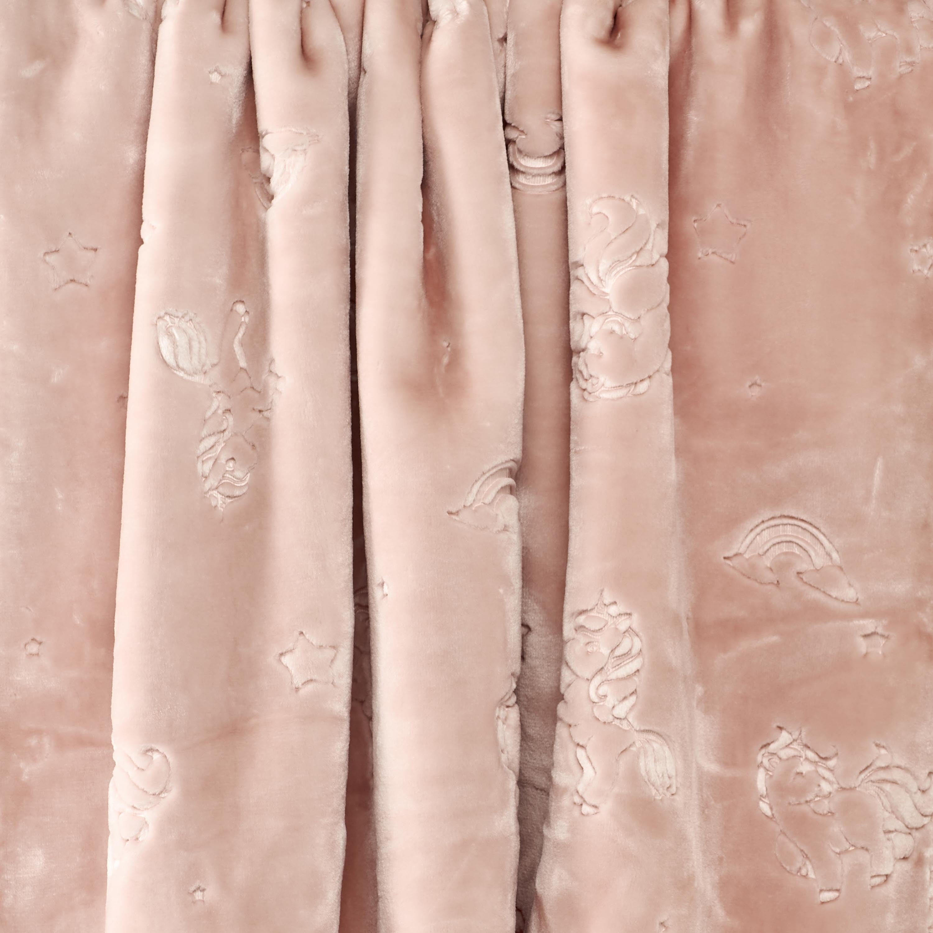 Juniors Receiving Blanket with Embossed Unicorns, 110x140 cm