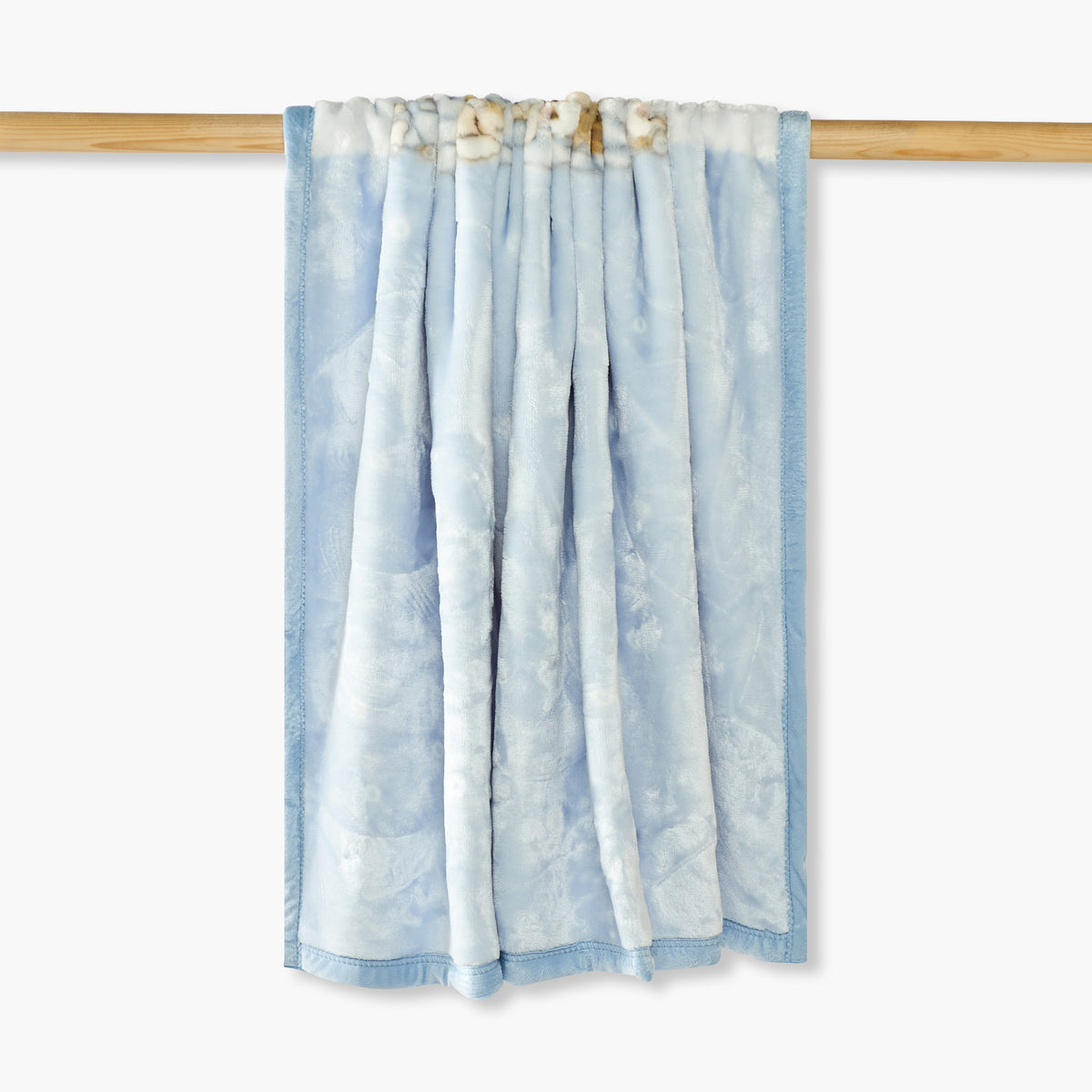 Juniors Receiving Blanket with Print, 110x140 cm - Blue