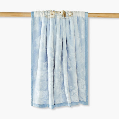 Juniors Receiving Blanket with Print, 110x140 cm - Blue