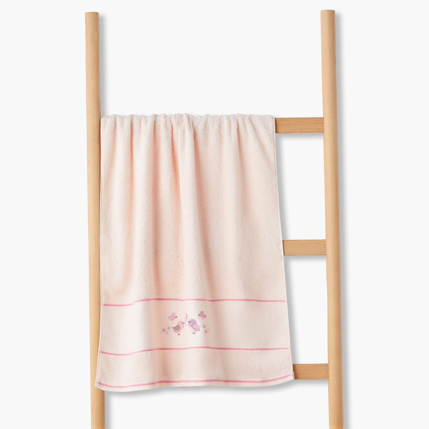 Juniors 60x120 cm Baby Towel with Bird Embroidery color swatch
