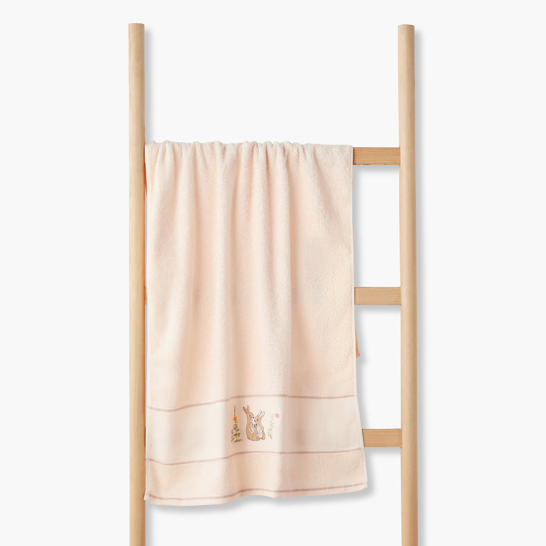 Juniors 60x120 cm Baby Towel with Bunny Embroidery - HomeBabyBath & CareTowels
