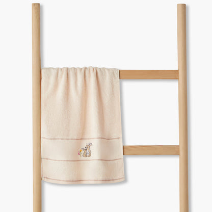 Juniors 38x76 cm Baby Towel with Bunny Embroidery color swatch