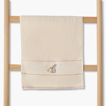 Juniors 38x76 cm Baby Towel with Bunny Embroidery - Baby
