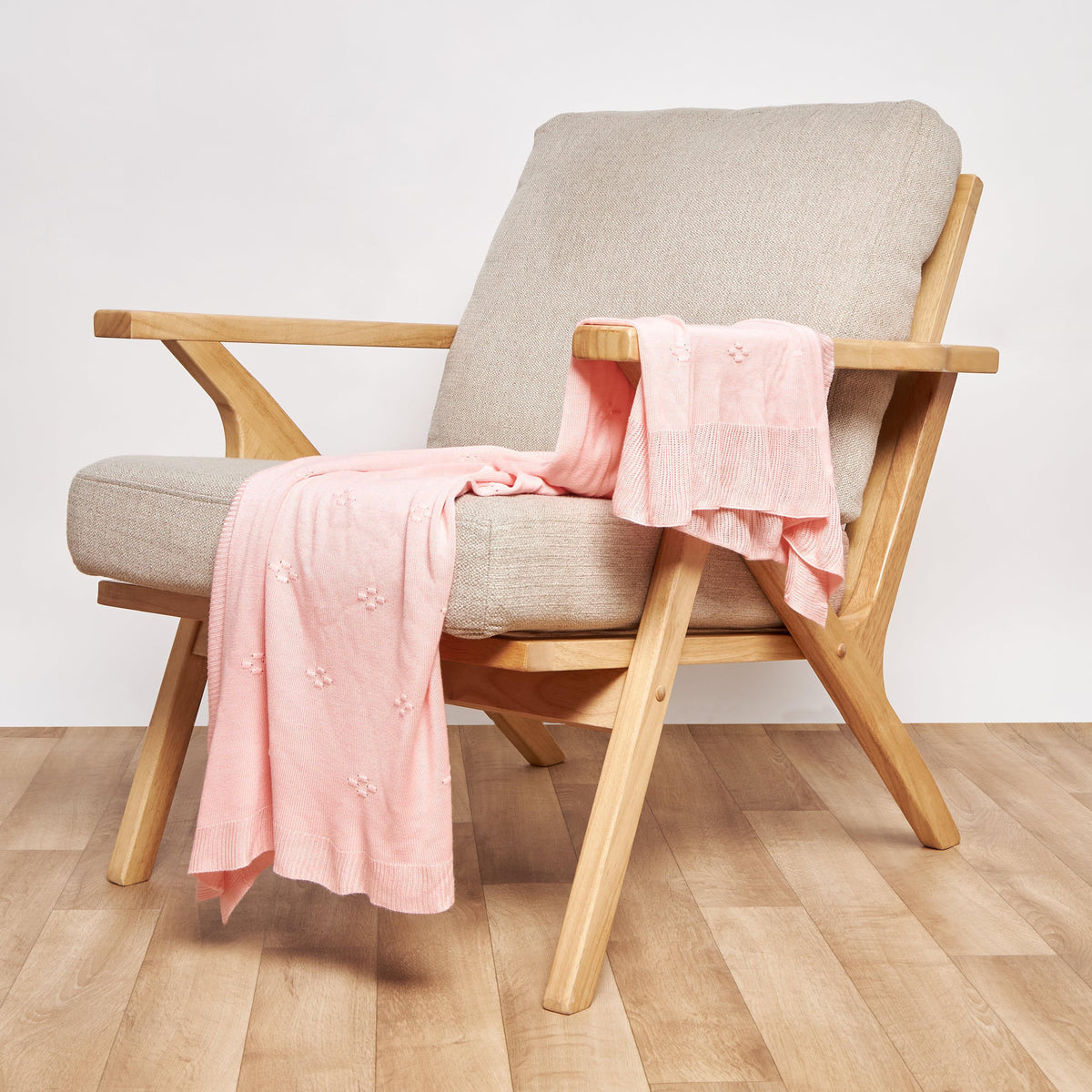 Giggles Receiving Blanket with Texture, 80x110 cm