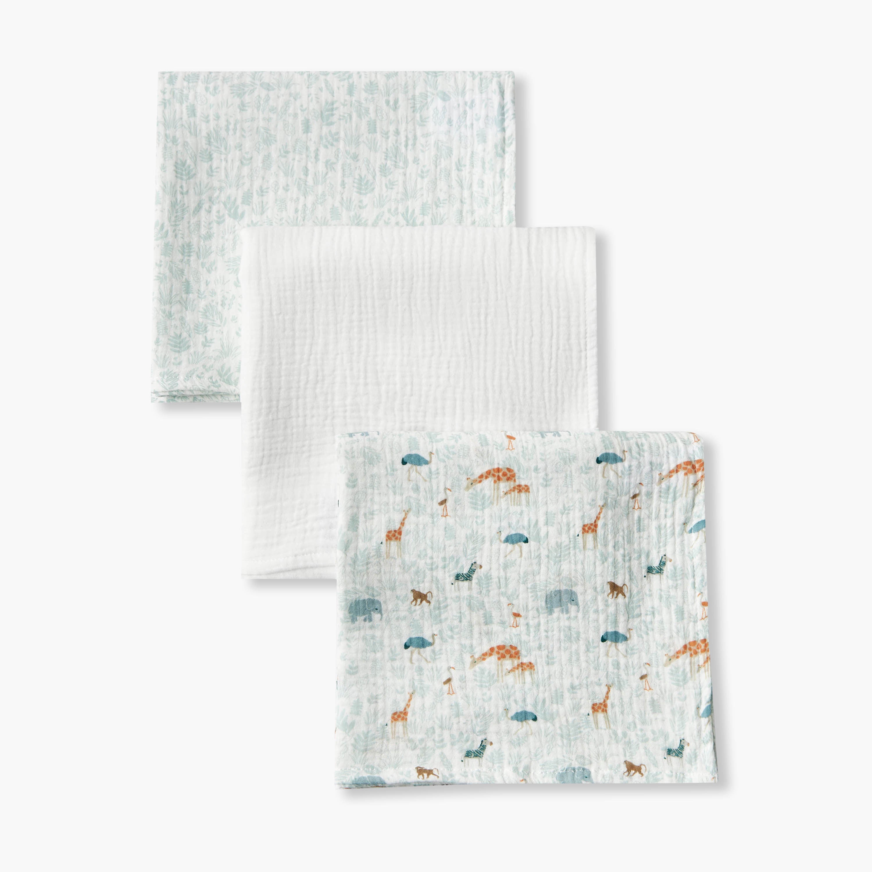Pack of 3 Baby Swaddle Wrap with Texture