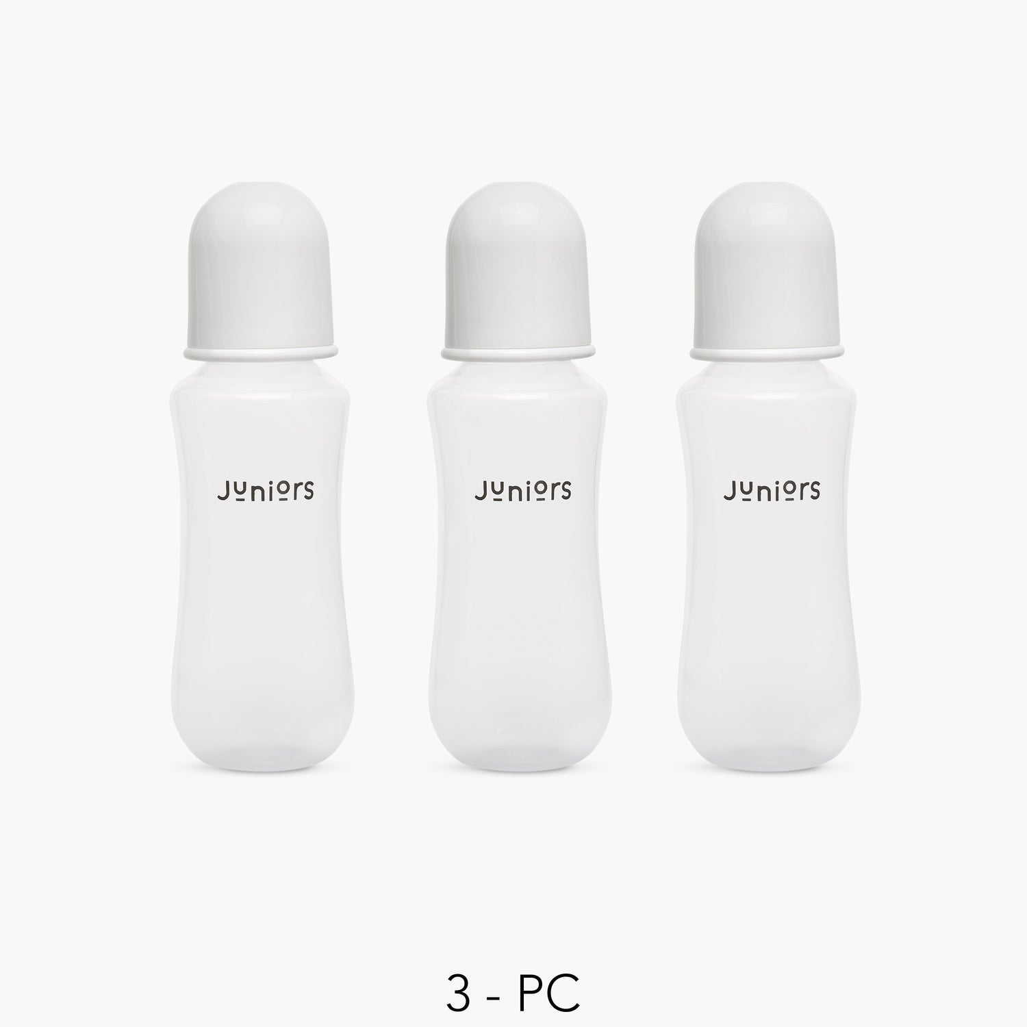 Pack of 3 Juniors Feeding Bottle with Dual Anti-Colic Valve, 250 ml - HomeBabyFeedingFeeding BottlesBottles &amp; Teats