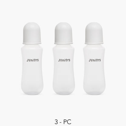 Pack of 3 Juniors Feeding Bottle with Dual Anti-Colic Valve, 250 ml - HomeBabyFeedingFeeding BottlesBottles &amp; Teats