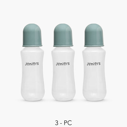 Pack of 3 Juniors Feeding Bottle with Dual Anti-Colic Valve, 250 ml - Feeding