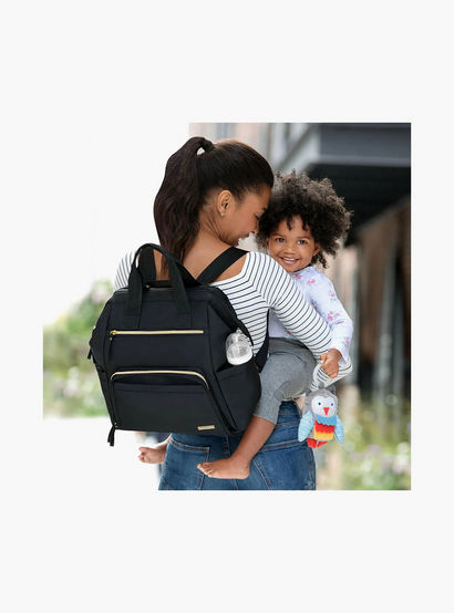 SkipHop Solid Diaper Backpack with Padded Shoulder Straps-baby-gear-diaperbags-image-5