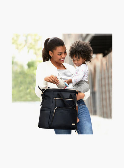 SkipHop Solid Diaper Backpack with Padded Shoulder Straps-baby-gear-diaperbags-image-7