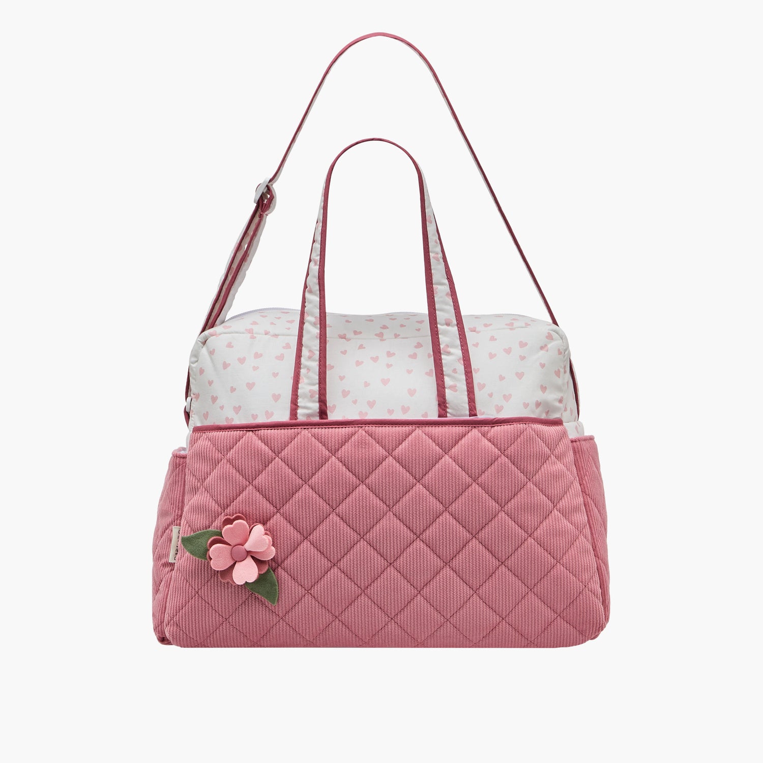 Juniors Diaper Bag with Adjustable Strap, 23x38x20 cm - Pink