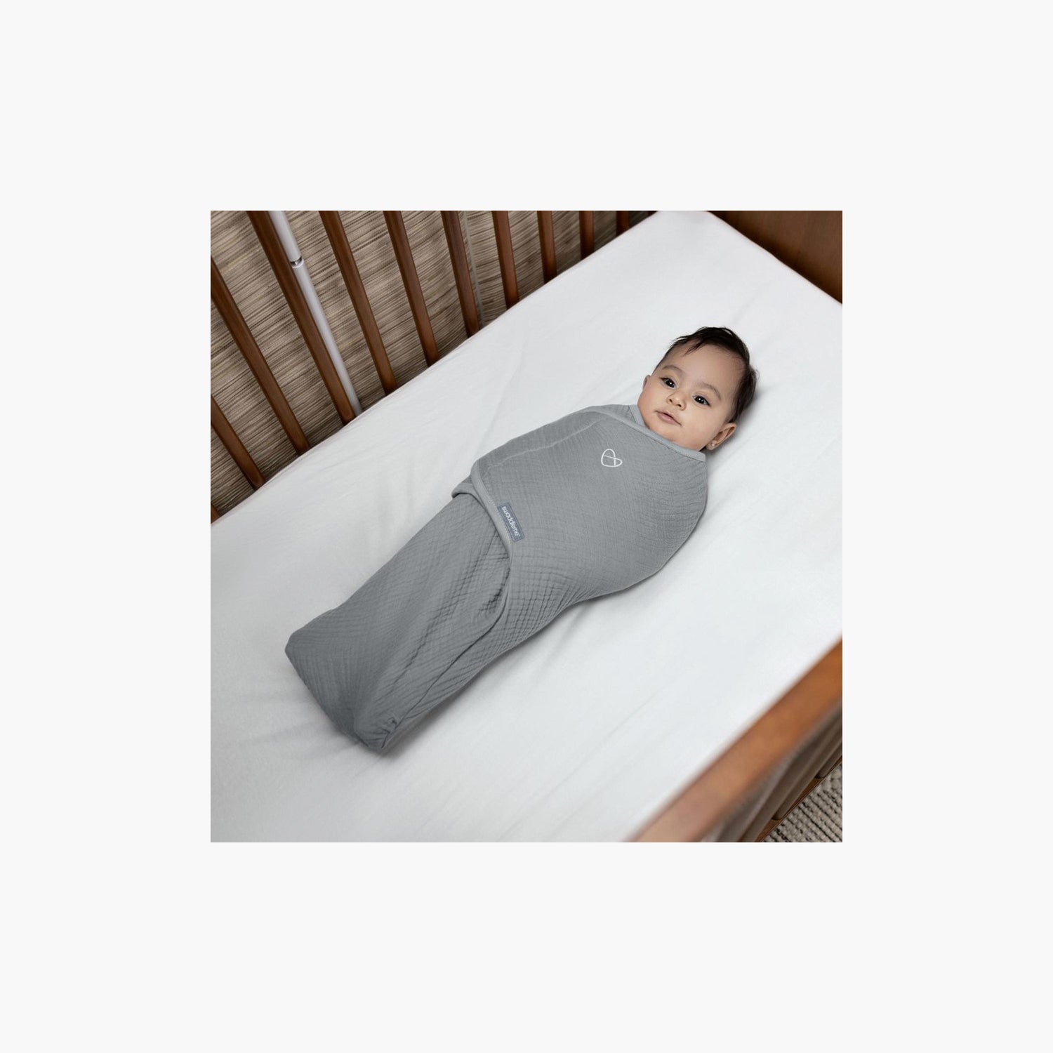 Ingenuity Swaddleme Muslin Original Swaddle - 0-3 Months - Granite