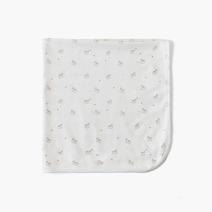 Juniors Receiving Blanket with Rocking Horse Print