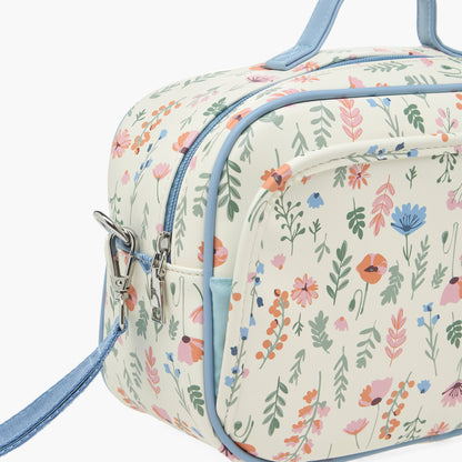 Giggles Diaper Bag with Floral Print