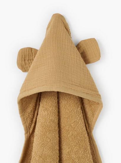 Giggles Baby Bath Towel with Hood-baby-bathandcare-towels-image-4