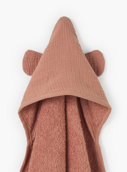 Giggles Baby Bath Towel with Hood-baby-bathandcare-towels-image-3
