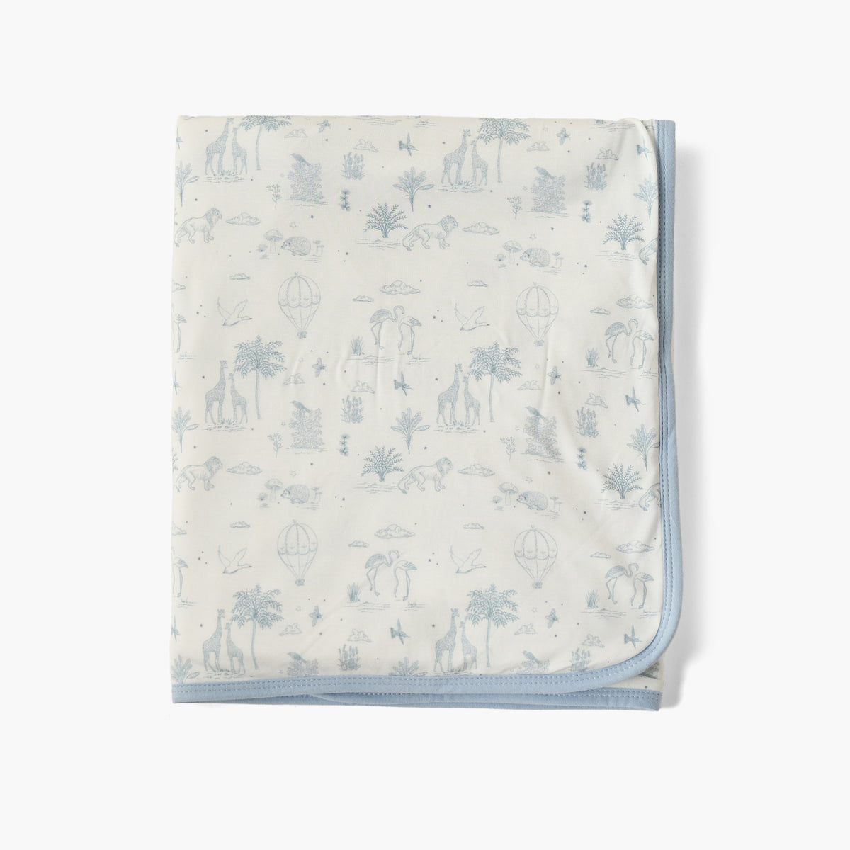 Giggles Velour Safari Print Raschel Blanket