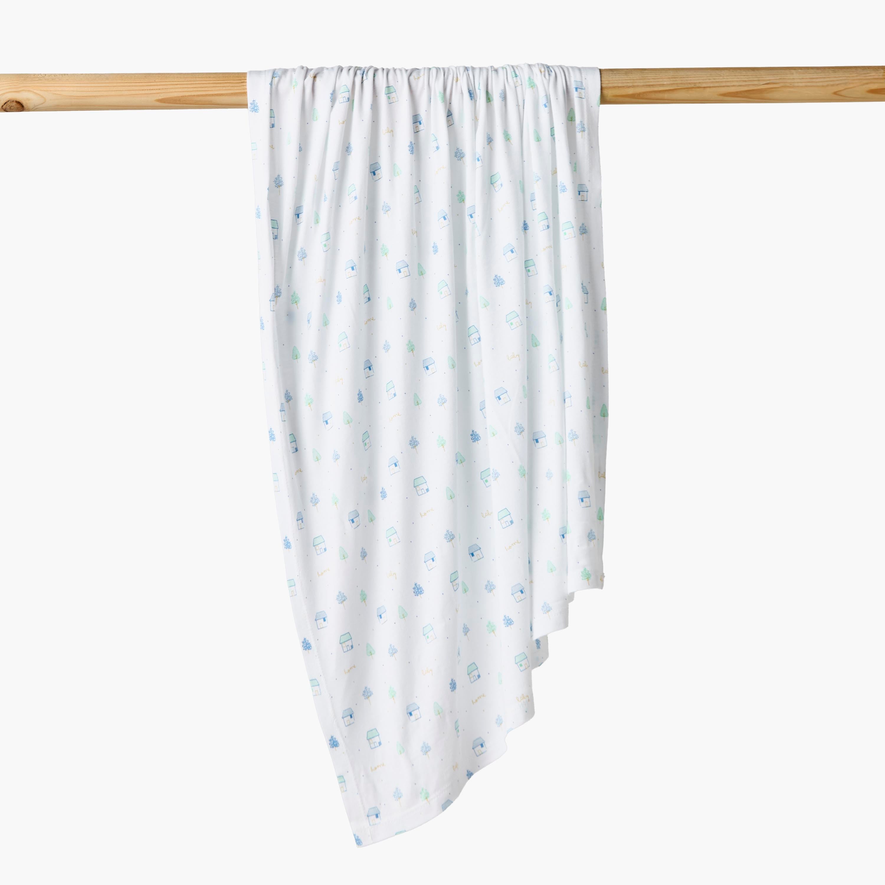 Juniors Printed Blanket with Matching Cap