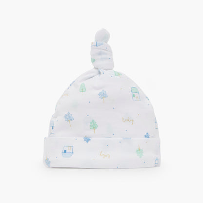 Juniors Printed Blanket with Matching Cap