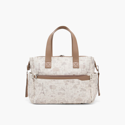 Giggles Diaper Bag with Paris Print