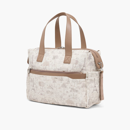 Giggles Diaper Bag with Paris Print