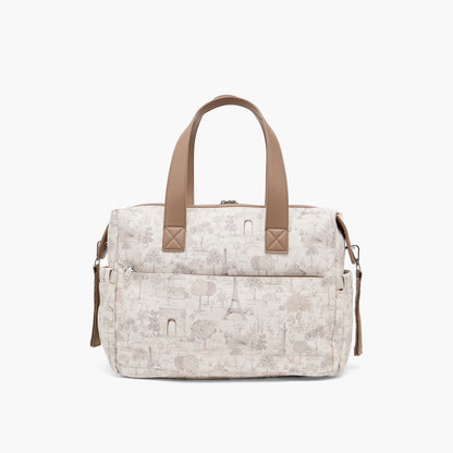 Giggles Diaper Bag with Paris Print