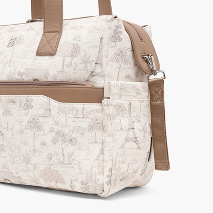 Giggles Diaper Bag with Paris Print