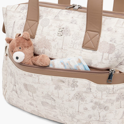 Giggles Diaper Bag with Paris Print