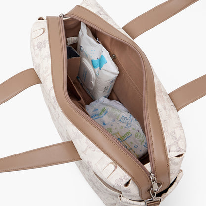 Giggles Diaper Bag with Paris Print