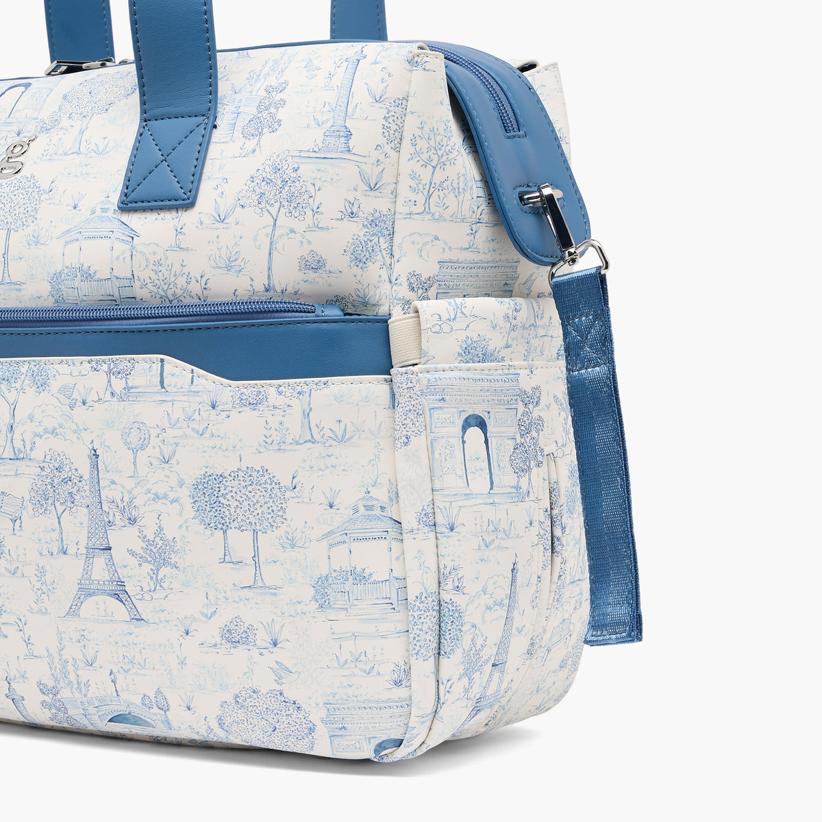 Giggles Diaper Bag with Paris Print