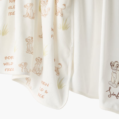 Disney Waffle Texture Lion King Print Blanket - Pack of 2