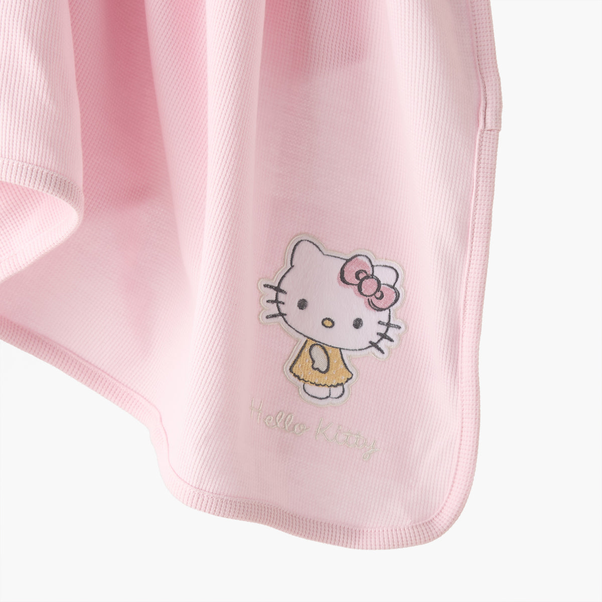 Sanrio Waffle Texture Hello Kitty Print Receiving Blanket - Pack of 2