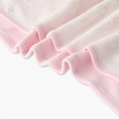 Sanrio Waffle Texture Hello Kitty Print Receiving Blanket - Pack of 2