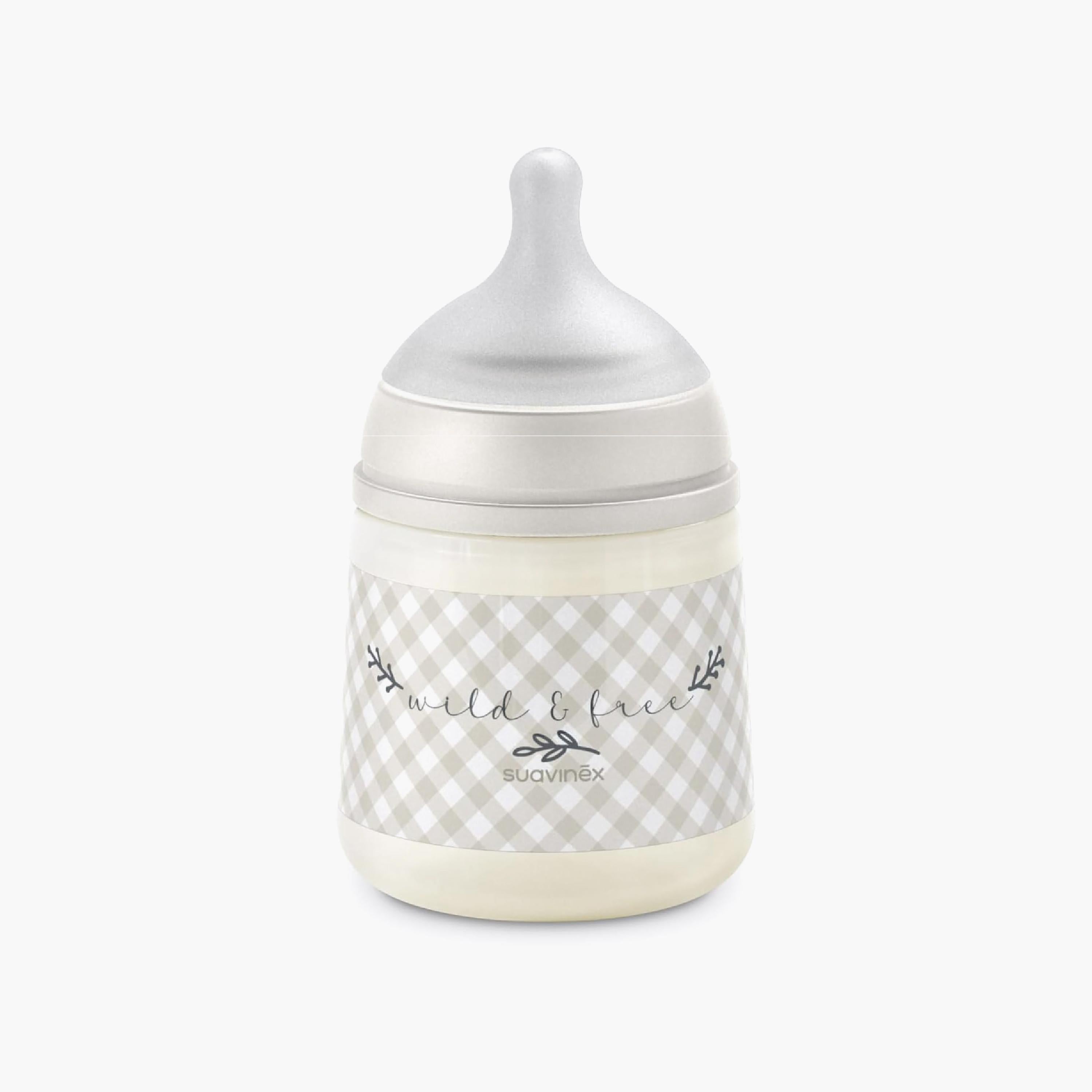 Suavinex Wild &amp; Free Anti-Colic Silicone Teat Feeding Bottle - 150 ml - HomeBabyFeedingFeeding BottlesBottles &amp; Teats