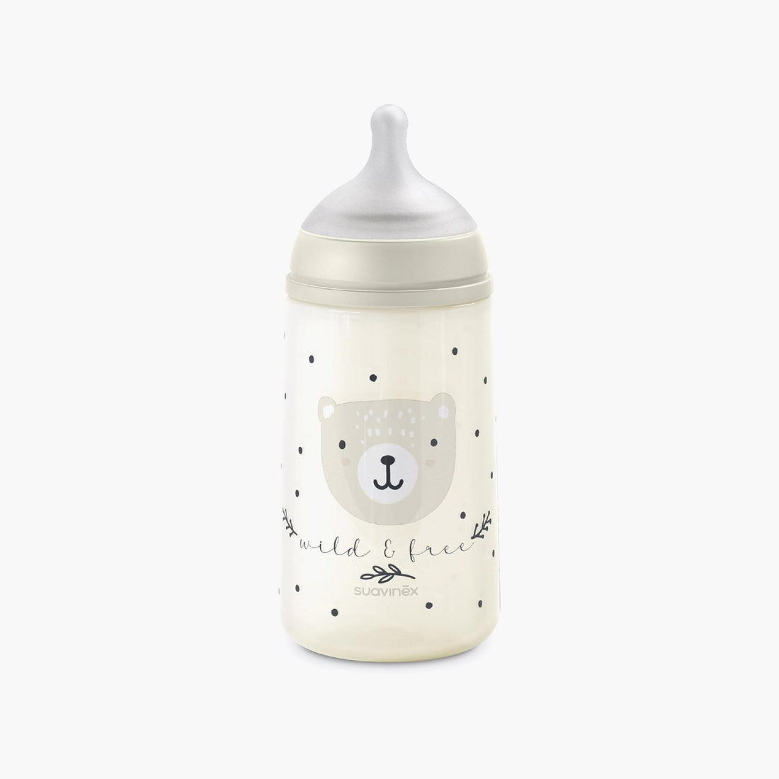 Suavinex Wild &amp; Free Anti-Colic Silicone Teat Feeding Bottle - 270 ml - HomeBabyFeedingFeeding BottlesBottles &amp; Teats