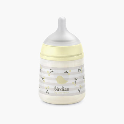 Suavinex Birdie Anti-Colic Silicone Teat Feeding Bottle - 150 ml - HomeBabyFeedingFeeding BottlesBottles &amp; Teats