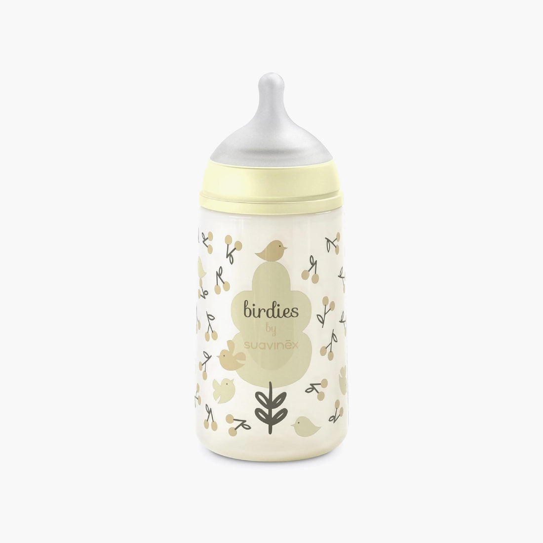 Suavinex Birdie Anti-Colic Silicone Teat Feeding Bottle - 270 ml - HomeBabyFeedingFeeding BottlesBottles &amp; Teats
