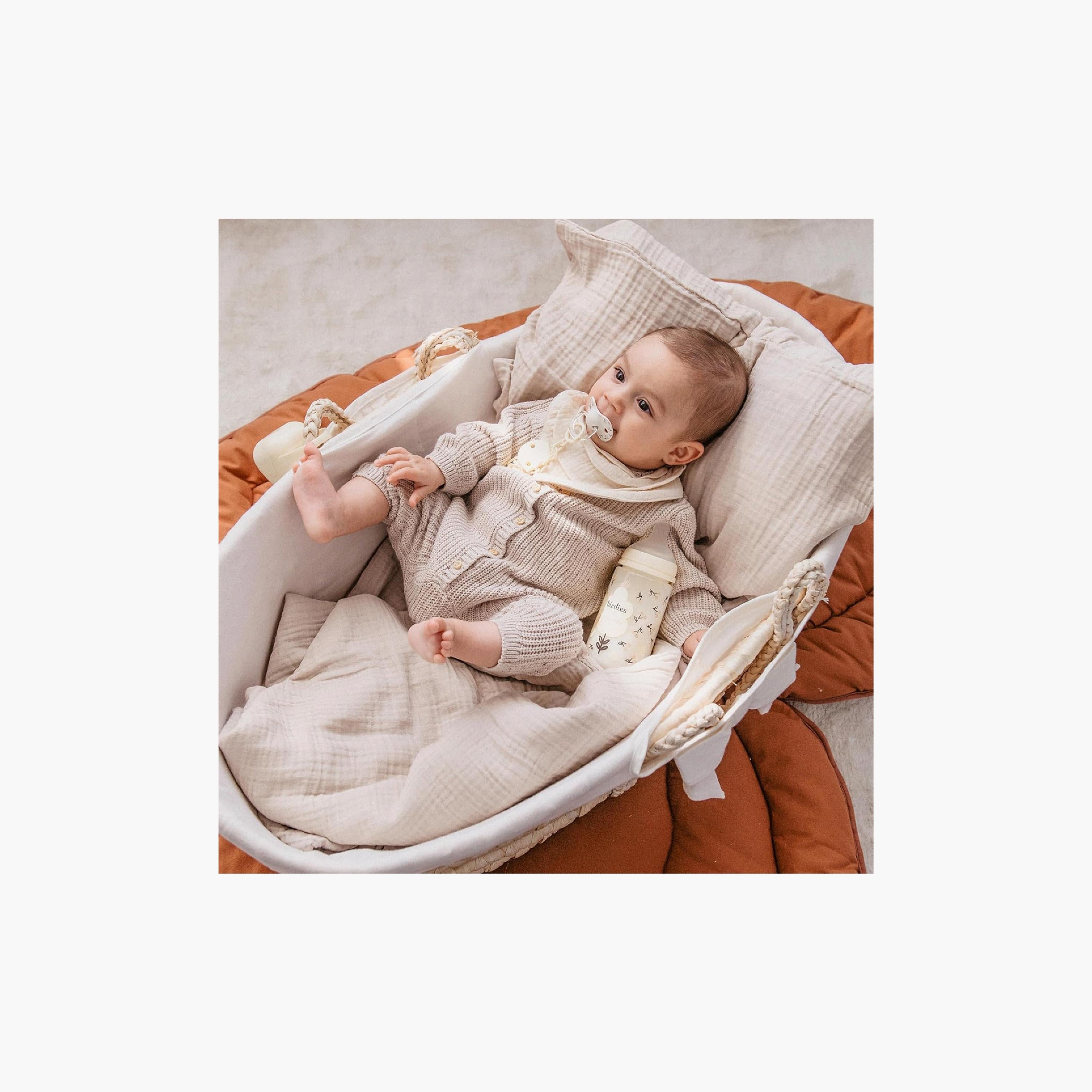 Suavinex Birdie Anti-Colic Silicone Teat Feeding Bottle - 270 ml