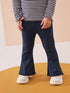 Navy Rib Flare Leggings (3mths-7yrs) - Size 3-6 Months (62-68cm) - Navy Rib Flare